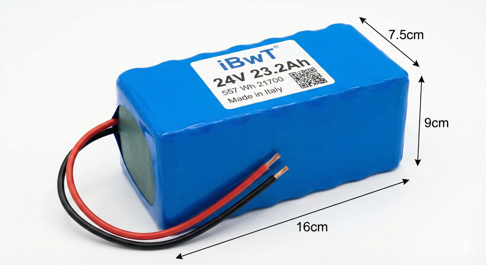 Batteria E-Bike 24V 23.2Ah IBWT